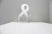 Mirror Alphabet Letter Large Upper Case 20cm "&"