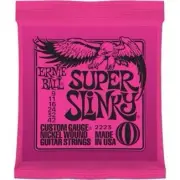 Ernie Ball P02223 Super Slinky Nickel Wound Electric Guitar Strings, 9-42 (2 ...