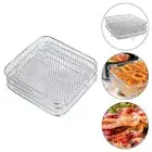 3-Tier Air Fryer Rack New Stainless Steel Holder Baking Tray Skewers BBQ Rack