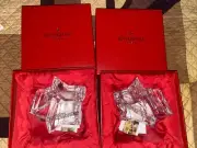 Waterford Crystal Star Pillar Candle Holder - boxed Qty Of 2 Votive