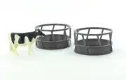 1:64 Hay Feeder Gray 2 pack 3D to Scale Diorama Display Farm