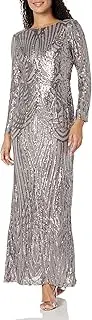 [Papell Studio] Women's Sequin Mermaid Gown