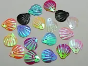 1000 Mixed Color Shell loose sequins Paillettes Top Hole sewing Wedding craft