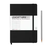 Leuchtturm1917 Agenda Notebook Medium A5 Lined - Black