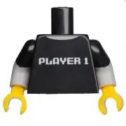NEW LEGO - Torso - Collectible Minifigures - 'PLAYER 1' x1 - Series 12 VG Guy
