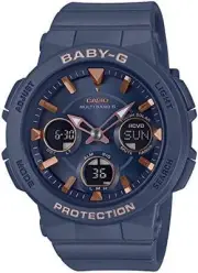 Casio Watch Baby-G Radio Solar BGA-2510-2AJF Women Blue Gift Shock Resistant