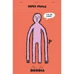 【築實精選】 RHODIA X JEAN JULLIEN 90週年限定系列筆記本 N°19 5＊5 橘方格上掀式筆記本｜A4+｜80G ｜80張