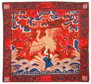 Traditional Chinese Embroidery - Crane & Pine Tree / Longevity