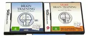Brain Training & More Brain Training Nintendo DS 2DS 3DS Game *Complete* (Preowned)