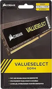 Corsair CMV16GX4M1A2133C15 Value Select Series 16GB (1x16GB) DDR4 2133MHz (PC4-17000) CL15 DIMM