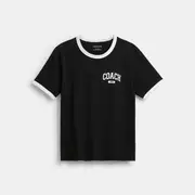 Sporty Signature Classic 70'S T-Shirt In Organic Cotton