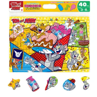 Tenyo 湯姆貓與傑利鼠 總是天翻地覆 40片 拼圖總動員 兒童 日本進口拼圖
