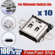 10X USB Type C Charging Port Socket DC Jack Replacement For Nintendo Switch