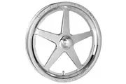 Weld Racing AlumaStar 2.0 1-Piece 17 x 2.125" Spindle Mount Wheel Polished Finish Anglia Spindle Mount with 1.06" Backspace