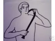 RUBLEVER- SELF MASSAGE TOOL-GREAT EMPLOYEE AWARD/BREAKROOM TOOL-EZ BACK RUB HOOK