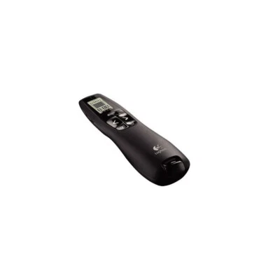 Logitech R800 Laser Presentation Remote LCD display time tracking 30m Range, 2.
