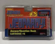 Jeopardy Answer/Question Book And Cartridge #6 Tiger Electronics