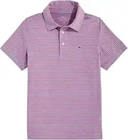 [vineyard vines] Boys' Bradley Stripe Sankaty Polo