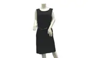 Diana Ferrari Black Polyester Pencil Dress W/ Belt Ladies Size 16 NEW