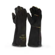 Maxisafe GWB160 Black and Gold Welders Gloves
