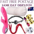 Couples Sex Toys Mega Pack Bulk Jack Rabbit Vibrator Anal Plug Nipple Bondage #1