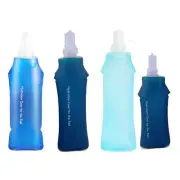 Foldable 500ml TPU Soft Water Bottle Suitable for Running Hiking and Cycling