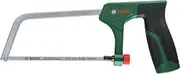 Bosch Hacksaw 150mm (Mini Hacksaw with Durable Bi-Metal Saw Blade for Precise Cuts in Metal, Plastic and Soft Wood; 24 TPI; Easy Blade Change; Ergonomic Softgrip)