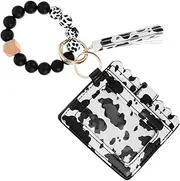 [GLSTOY] Silicone Bead Card Holder Wallet Short Clutch for Women Short Wallet for Women Ladies Wallet Women Purse Ladies Short Wallet Leather Clutch Wallet with Beaded