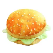 Realistic Burger Pillow CushionLarge Plush Hamburger Plushie Pil 2025