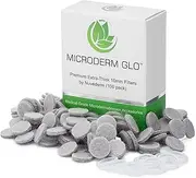 Microderm GLO Premium Extra-Thick 10Mm Filters By Nuvderm (100 Pack) - Medical Grade Microdermabrasion Accessories With Patented Safe3D Technology, Fda Approved, Safe For All Skin Types.