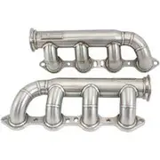 Aeroflow GM LS Twin S/S Turbo Manifoldspair Forward Facing V-Band - AF8400-2000