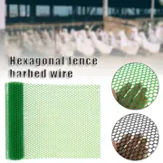 40x300cm Plastic Chicken Wire Fence Mesh Hexagonal Fencing Wire for Gardening ♖