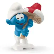 NEW! Schleich Smurfs Smurf with Good Luck Charm Figure