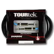 Tourtek Male Instrument Cable Jack Connector Cord 4.57m (Black)
