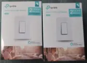 2x TP-Link Smart WiFi Light Switch Dimmer Amazon Alexa Nest Google IFTTT HS200