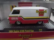 M2 MACHINES 2023 HORMEL CHILI 1964 DODGE A100 PANEL VAN R76 23-21 WHITE
