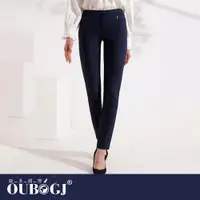 在飛比找ETMall東森購物網優惠-OUBOGJ歐帛法國設計極度修身超彈力訂製西褲-獨