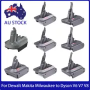 Adapter Convert For Makita Milwaukee 18V Battery to Dyson V6 V7 V8 Vacuum Cleane
