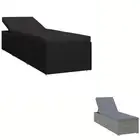 Sun Lounger with Cushion Sofa Patio Day Bed Garden Outdoor Furniture vidaXL