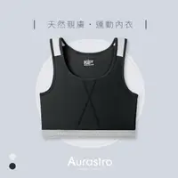 在飛比找momo購物網優惠-【Aurastro 艾樂斯特】乳膠運動內衣(套頭束胸 中性束