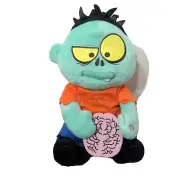 GEMMY ANIMATED ZOMBIE BABY PLUSH EATING A BRAIN CHEWING SOUNDS HALLOWEEN