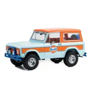 Greenlight 1:24 Scale Gulf Oil 1966 Ford Bronco Running On Empty Model