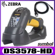 Symbol DS3578-HD 1D 2D Barcode Wireless Bluetooth Barcode Scanner USB Kit +Stand