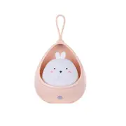 Small pocket family sensor light intelligent led human body sensor night light USB cabinet aisle bedside wardrobe sensor light (pink rabbit)