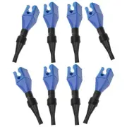 8pcs Motorcycle Oil Change Funnels Flexible Draining Snap Funnels Wide Mouth