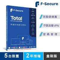 在飛比找momo購物網優惠-【F-Secure 芬安全】TOTAL 跨平台全方位安全軟體