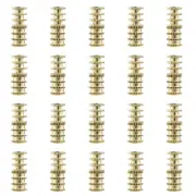 20 Pcs Table Top Alignment Pins Leaf Copper Sets Positioning Rods