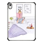 iPad 10.9-inch (10th gen) iPad Impact Case girl breakfast in bed