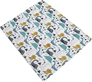 CHILDWEET 1pc Fiber Soft and Absorbent Bath Towel Quick Drying Cartoon Design for Boys for Stroller Nursing and Playtime
