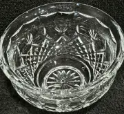 WATERFORD BEAUTY! SIGNED FOOTED CRYSTAL BOWL DONE IN THEIR KILLARNEY PATTERN!!